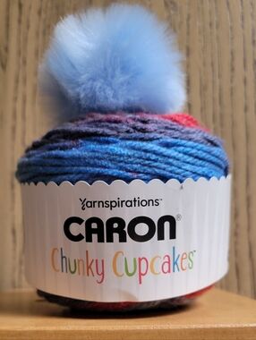 CARON Chunky Cupcakes Yarn JAM SESSION #230089 3.5 oz/100g 138 yds Self-Striping